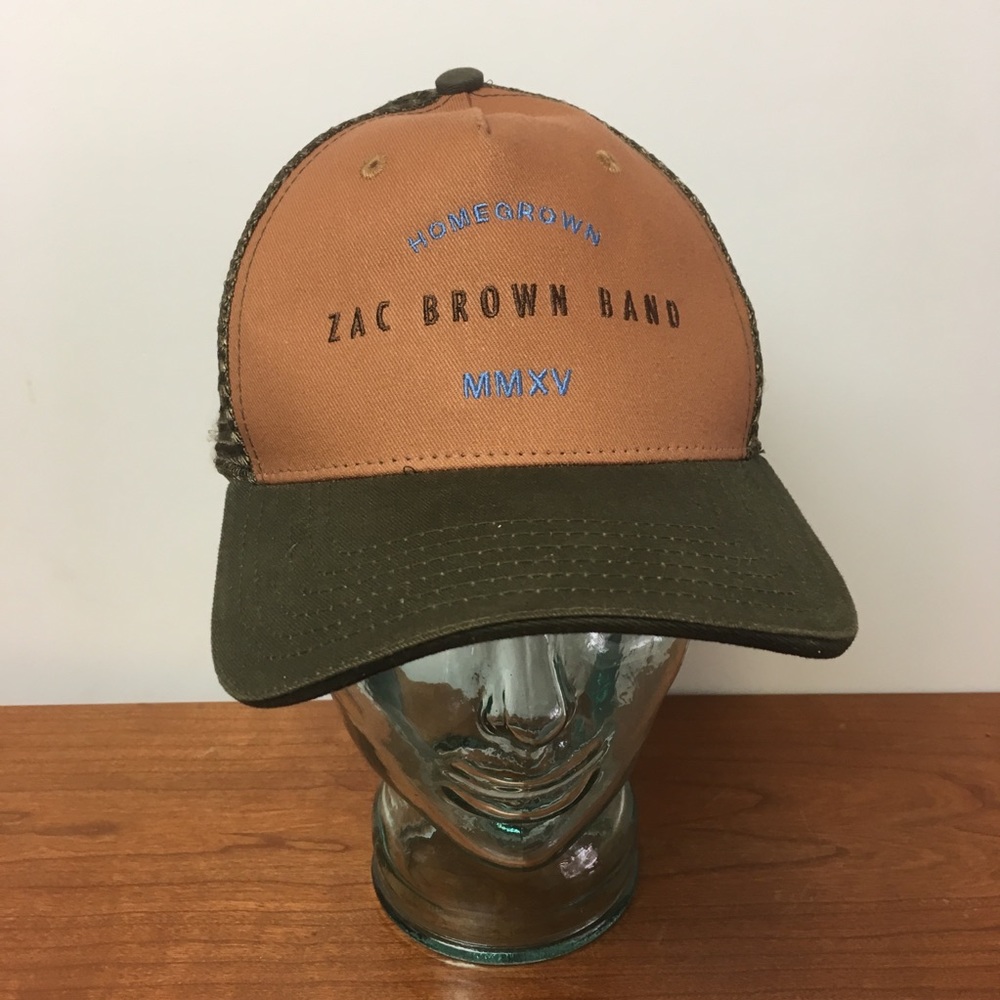 Zac Brown Band 2015 Trucker Mesh Cap Hat SnapBack